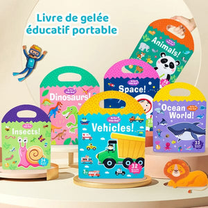 Livre de gelée éducatif portable