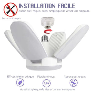 Lampe de Garage Pliable Déformable Universelle