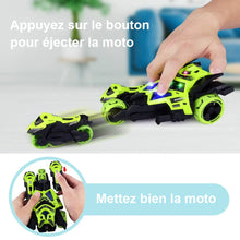 Charger l&#39;image dans la galerie, Ciaovie™ 3 en 1 Alliage Catapulte Jouet Voiture avec Deux Motos
