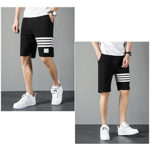 Charger l&#39;image dans la galerie, Short de Plage Simple en Coton pour Homme
