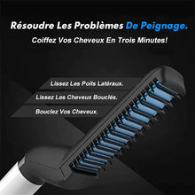 Charger l&#39;image dans la galerie, Peigne lisseur cheveux et barbe pour homme
