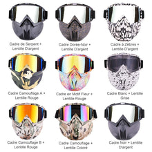 Charger l&#39;image dans la galerie, Ciaovie™ Lunettes de Motocross avec Masque Détachable
