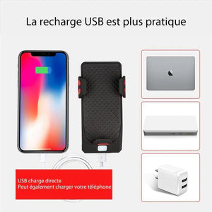 Support de Téléphone Portable de Vélo Multifonctionnel 3-en-1