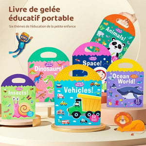 Livre de gelée éducatif portable