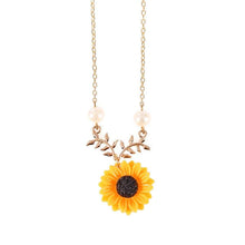 Charger l&#39;image dans la galerie, Collier de Tournesol avec Perles Fascinantes
