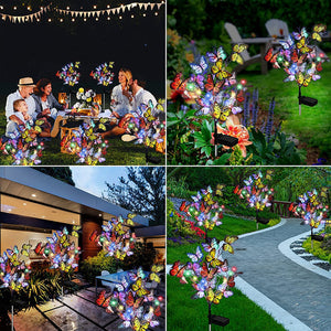 🌈✨Lampes solaires papillon pour jardin🦋🎶