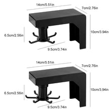 Charger l&#39;image dans la galerie, Crochets muraux de cuisine rotatifs auto-adhésifs
