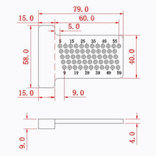 Charger l&#39;image dans la galerie, T-Règle de Mesure de Positionnement de Trou
