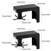Charger l&#39;image dans la galerie, Crochets muraux de cuisine rotatifs auto-adhésifs
