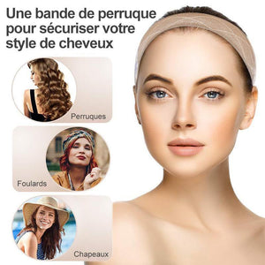 Bandeau pour Perruque Élastique en Velours