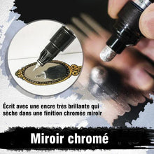 Charger l&#39;image dans la galerie, Stylo Marqueur à Encre d&#39;Argent Effet Miroir
