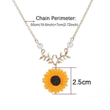 Charger l&#39;image dans la galerie, Collier de Tournesol avec Perles Fascinantes
