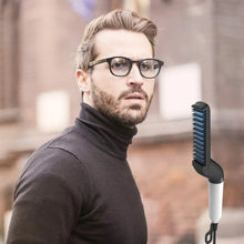 Charger l&#39;image dans la galerie, Peigne lisseur cheveux et barbe pour homme
