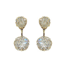 Charger l&#39;image dans la galerie, Boucles d&#39;oreilles Boule Simple Diamant Creux
