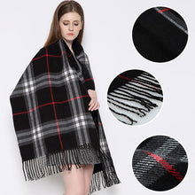 Charger l&#39;image dans la galerie, Ciaovie™ Hiver Femmes Châle à Plaid avec Poches
