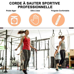 Ciaovie™ Corde à Sauter en Acier Ergonomique