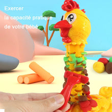 Charger l&#39;image dans la galerie, Jouet de Poulet Amusant à Faire des Plumes avec Pâte à Modeler
