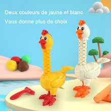 Charger l&#39;image dans la galerie, Jouet de Poulet Amusant à Faire des Plumes avec Pâte à Modeler
